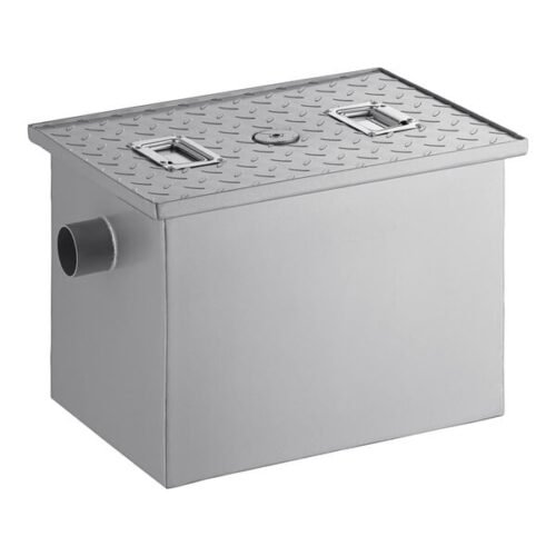 Regency 14 lb. 7 GPM Grease Trap with 2" Non-Threaded Connections - Non-PDI Certified