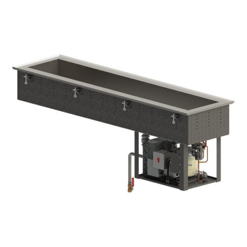 Vollrath FC-4CSP-03120-R Three Pan Short Side Drop-In Refrigerated Cold Food Well - 120V