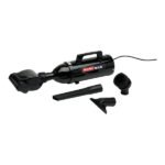 MetroVac VM4B500T Vac N Go Handheld Canister Vacuum Cleaner with Turbine Brush and Attachment Kit - 500W