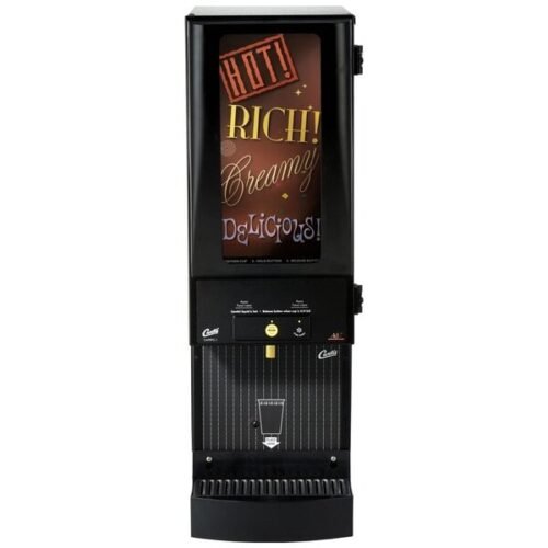 Curtis Cafe Series Primo PC1 One Station Cappuccino Machine with One 7 lb. Hopper and Lit Sign - 120V