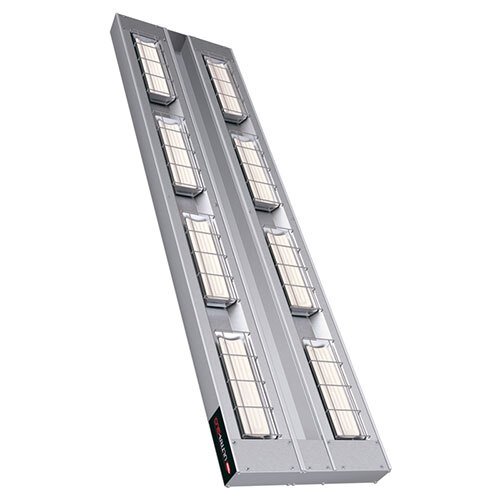 Hatco UGAH-24D Ultra-Glo 24" x 15" High Watt Double Strip Infrared Warmer with Remote Toggle Control Box - 120V, 1,500W