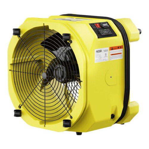 AlorAir Zeus Extreme Yellow 2-Speed Axial Air Mover - 3,000 CFM, 115V