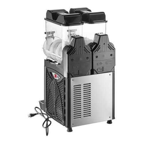 Carnival King Double 2.6 Gallon Pourover Granita / Slushy / Frozen Beverage Machine - 120V
