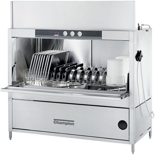 Champion PP-20 Split Door Pot and Pan Washer - 208V; 3 Phase