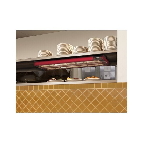 Hatco UGA-30D Ultra-Glo 30" x 19" Dual Ceramic Infrared Strip Food Warmer with Attached Controls - 208V, 1500W 1 Hatco UGA-30D Ultra-Glo 30" x 19" Dual Ceramic Infrared Strip Food Warmer with Attached Controls - 208V, 1500W