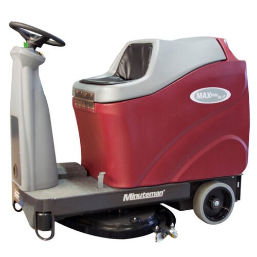 Minuteman Max Ride 26 SPORT 26" AGM Cordless Ride-On Disc Floor Scrubber - 21 Gallon