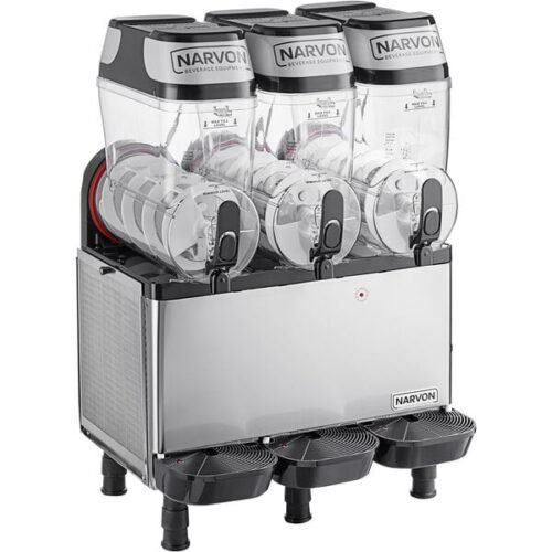 Narvon SM3 Triple 3 Gallon Pourover Granita / Slushy / Frozen Beverage Machine - 115V