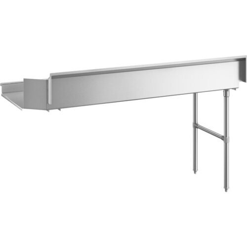 Regency 16 Gauge 6' Clean Dish Table - Left Drainboard