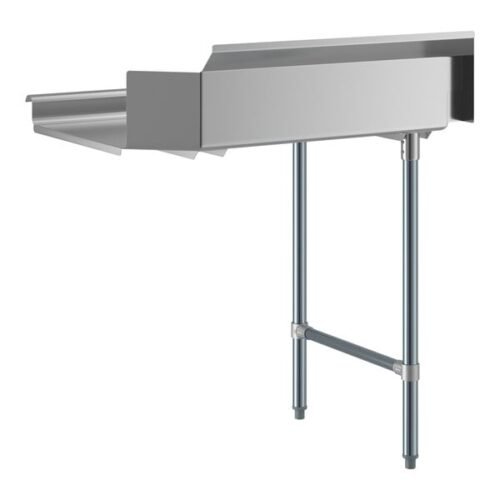 Steelton 3' Left Side 18-Gauge Stainless Steel Clean Dishtable