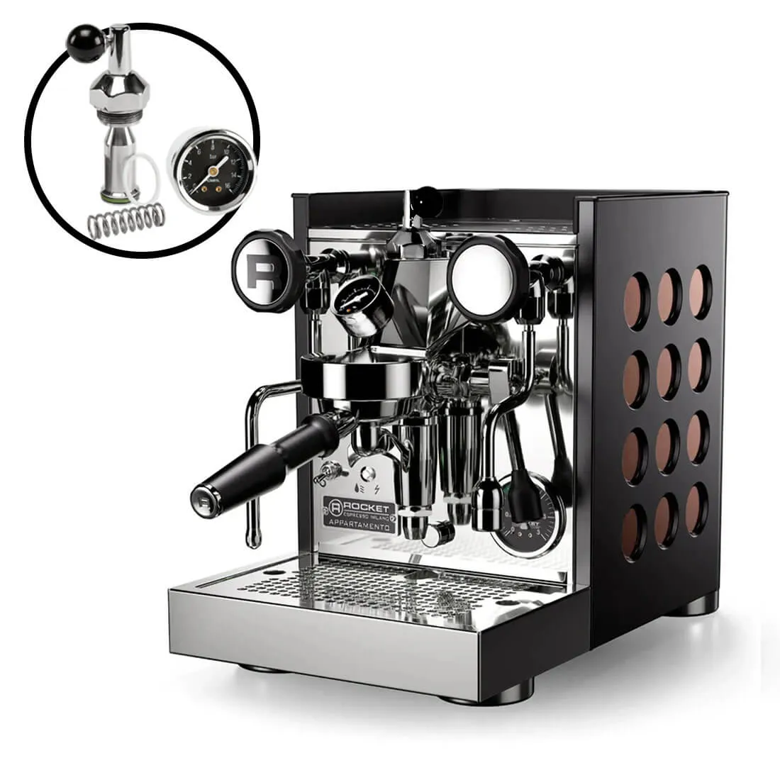 Rocket Appartamento TCA with Flow Control - Black/Copper 1 Rocket Appartamento TCA with Flow Control - Black/Copper