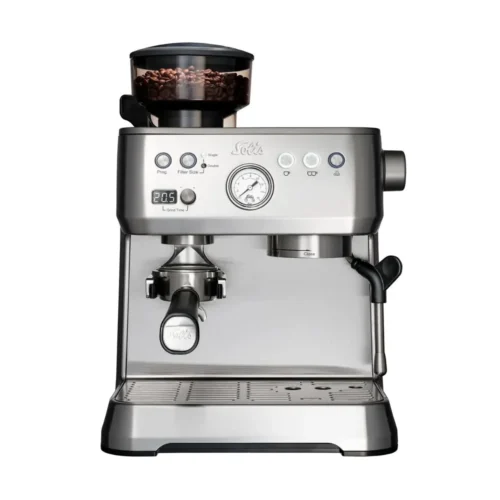 Solis Perfetta Grind & Infuse Espresso Machine - Stainless